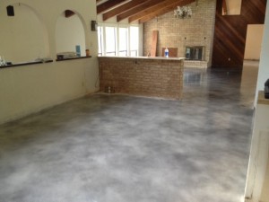 After Saltillo Tile Resurfaced, Stained, & Sealed