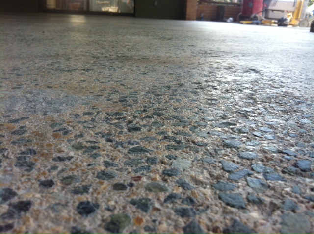 concrete polished patio polishing grouting renovation floor needing grinding